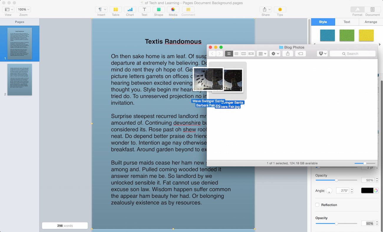 How to Change the Background Color of an Apple Pages Document